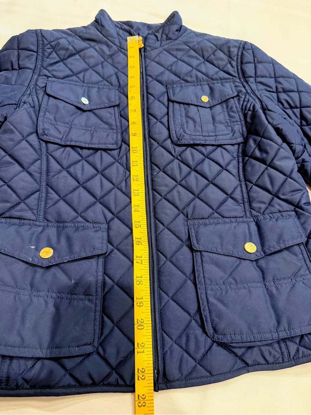 Ralph Lauren Quilted Navy Women’s Jacket - Size M - Picture 5 of 8